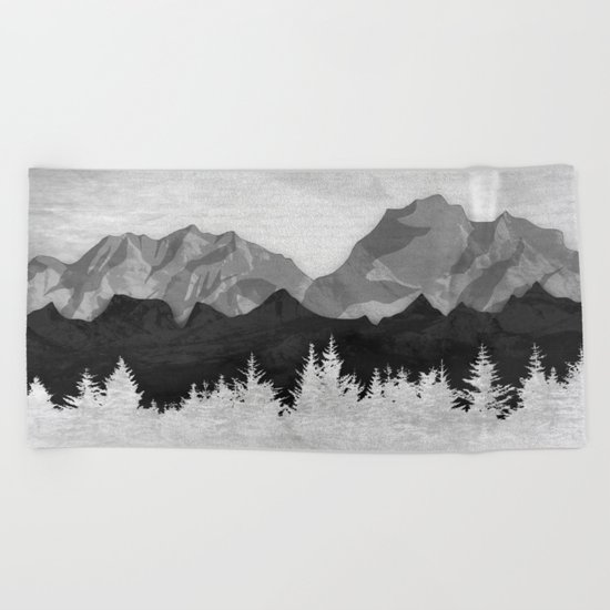 Layered Landscapes Beach Towel