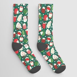 Christmas Cocoa Traditional Socks