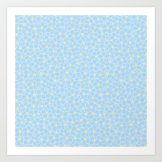 Forget Me Knot Sky Art Print