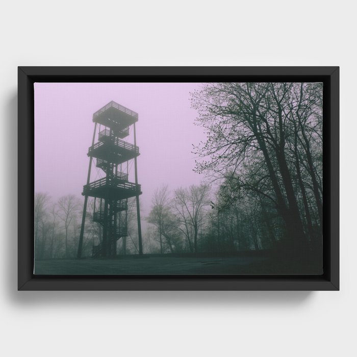 eagle tower Framed Canvas