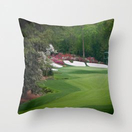 Augusta Amen Corner Golf Throw Pillow