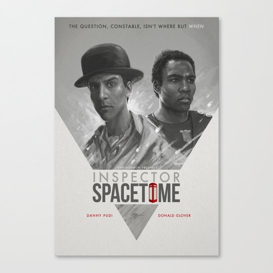 Inspector Spacetime Canvas Print