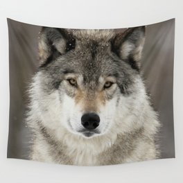 Winter Wolf Wall Tapestry
