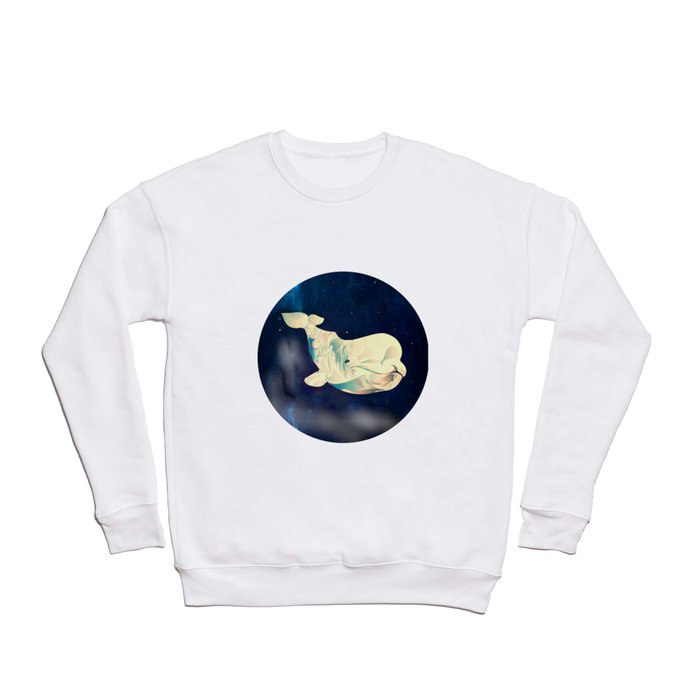 Space Beluga Crewneck Sweatshirt