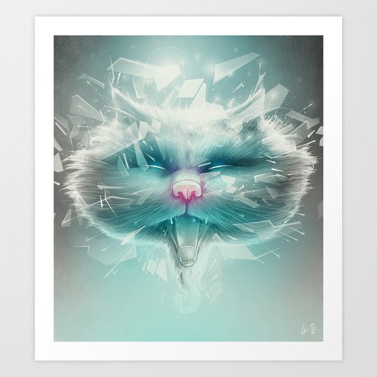 Baron Philip Von Glass Art Print