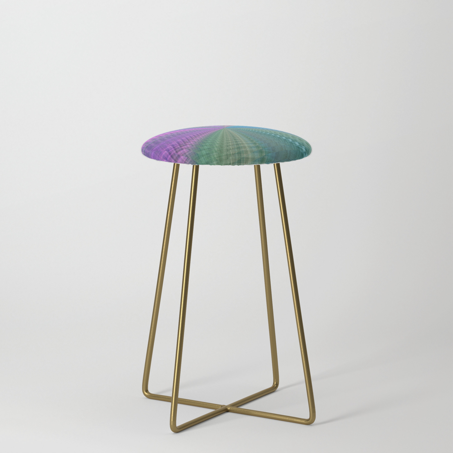 Psychedelic Twist Counter Stool By Lllcreations Society6