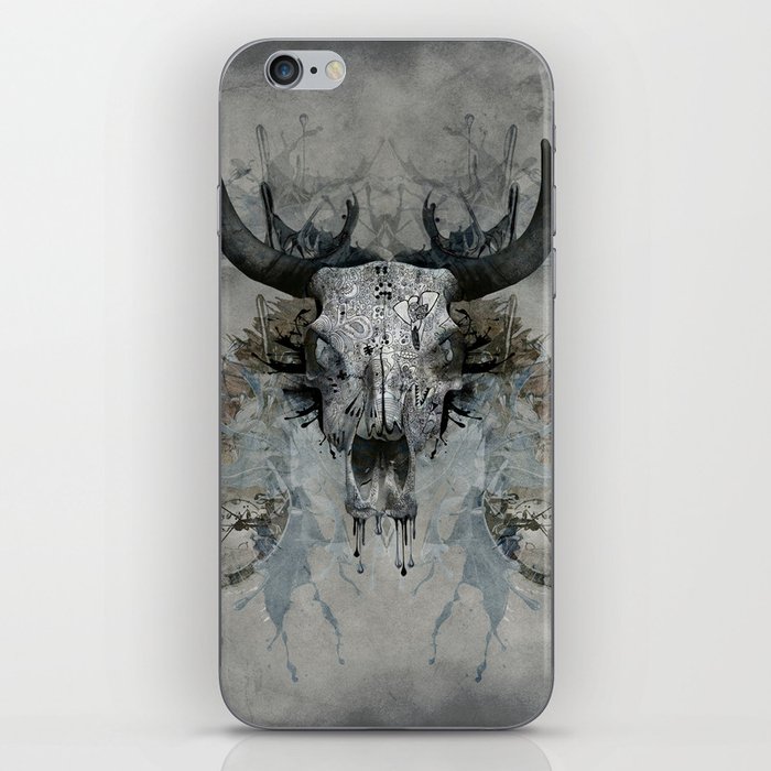 Something is squeezing my skull! iPhone Skin