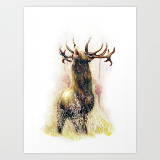OH DEER I Art Print