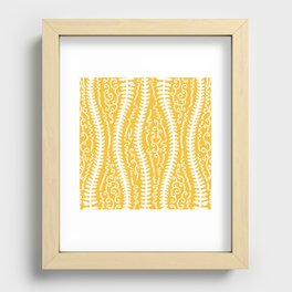 The leaves pattern 10 Recessed Framed Print