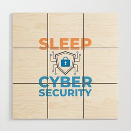 Cyber Security Analyst Engineer Computer Training Wood Wall Art
