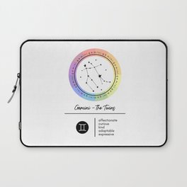 Gemini | Zodiac Color Wheel Laptop Sleeve