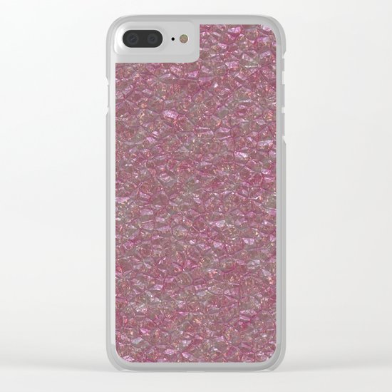 Crystal Pink Clear iPhone Case