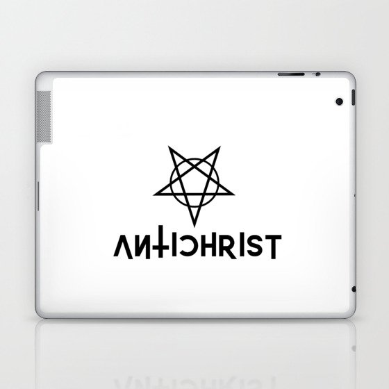 Antichrist inverted pentagram Laptop & iPad Skin
