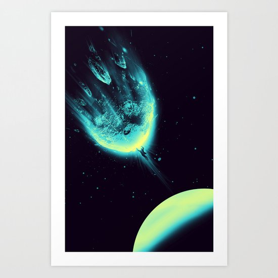 There Is No Planet to Save Art Print