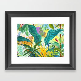 Paradise Jungle Framed Art Print