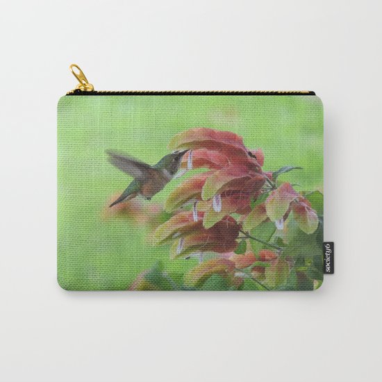 Hummingbird in Justicia Carry-All Pouch