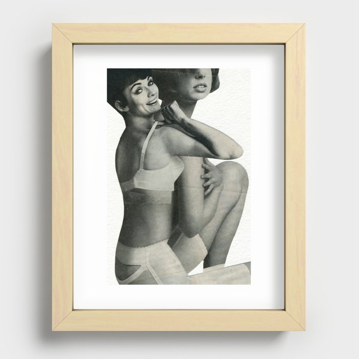 Double Woman Recessed Framed Print
