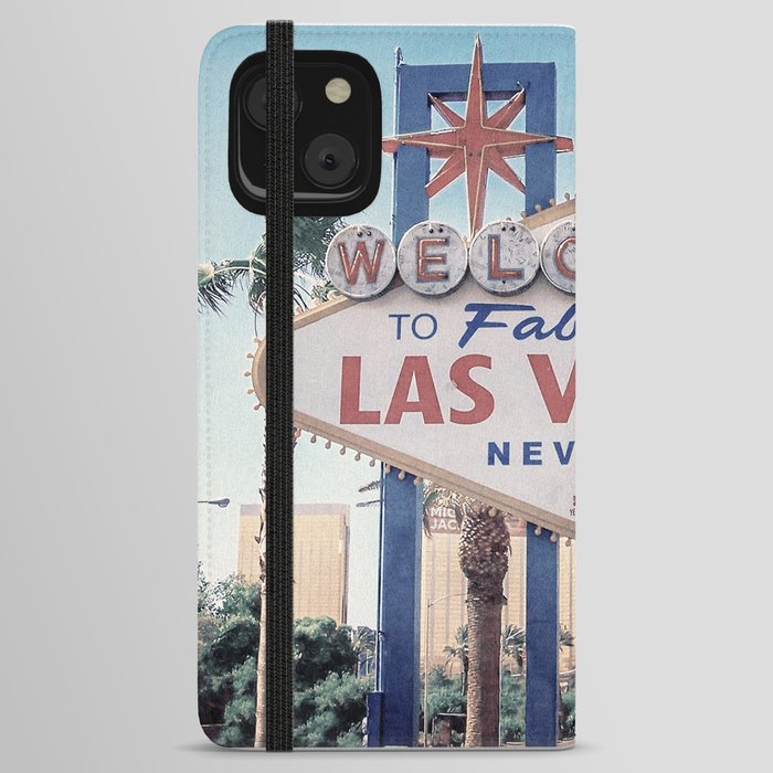 Las Vegas Sign iPhone Wallet Case