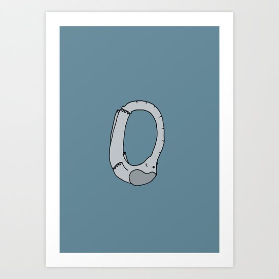 Letter O Art Print