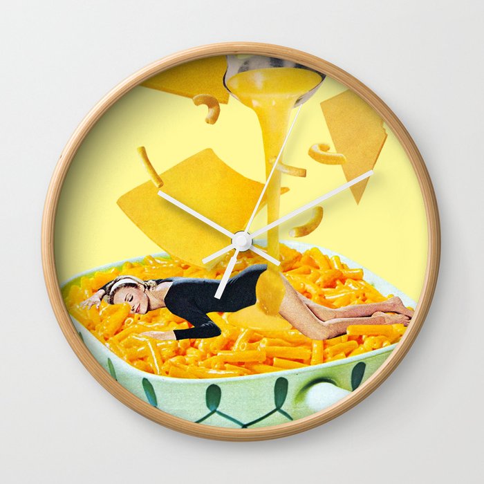Cheese Dreams (Yellow) Wall Clock