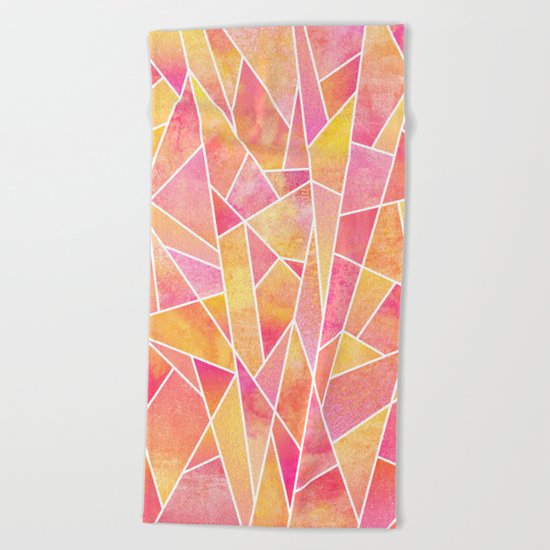 Sweet Summer Drink Beach Towel