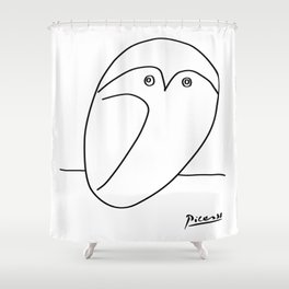 Picasso - Owl Shower Curtain