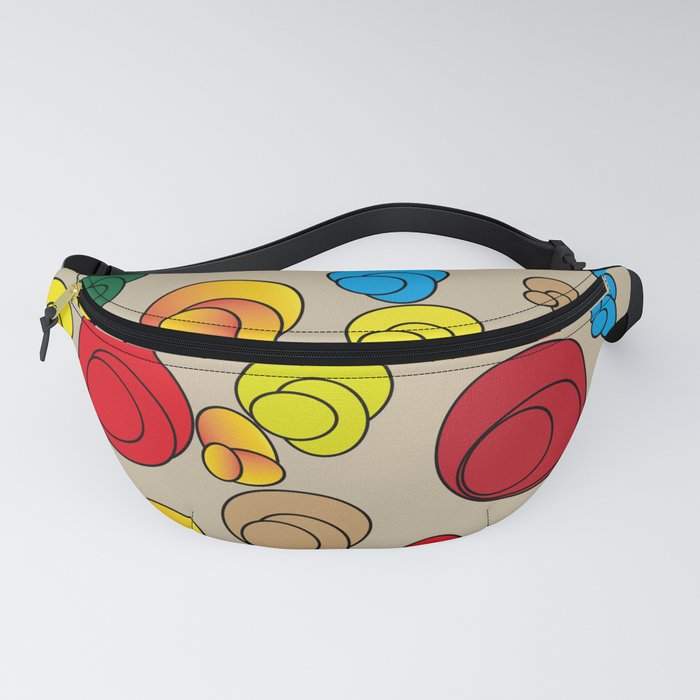 Retro space planets pattern Fanny Pack