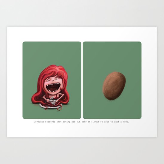 Strange believes 3 Art Print