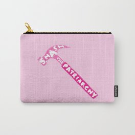 Smash The Patriarchy (pink version) Carry-All Pouch