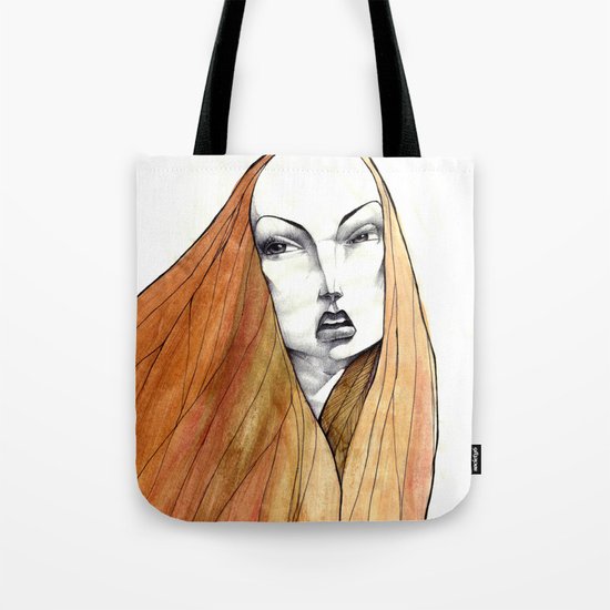 Apple Peel Tote Bag