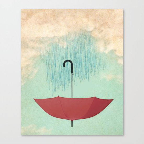 Saving the Rain Canvas Print