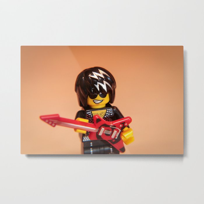 Rock And Roll Rocker Metal Print