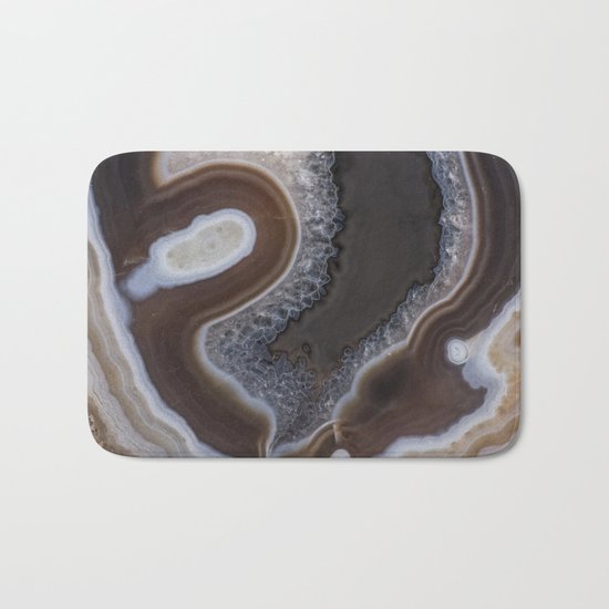Agate crystal texture Bath Mat