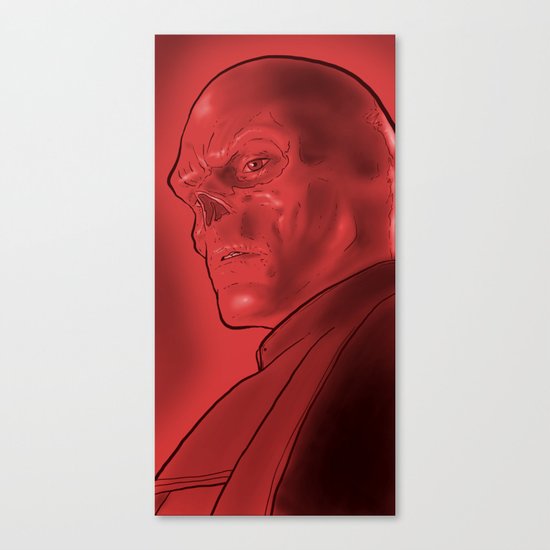 The Red Skull Canvas Print