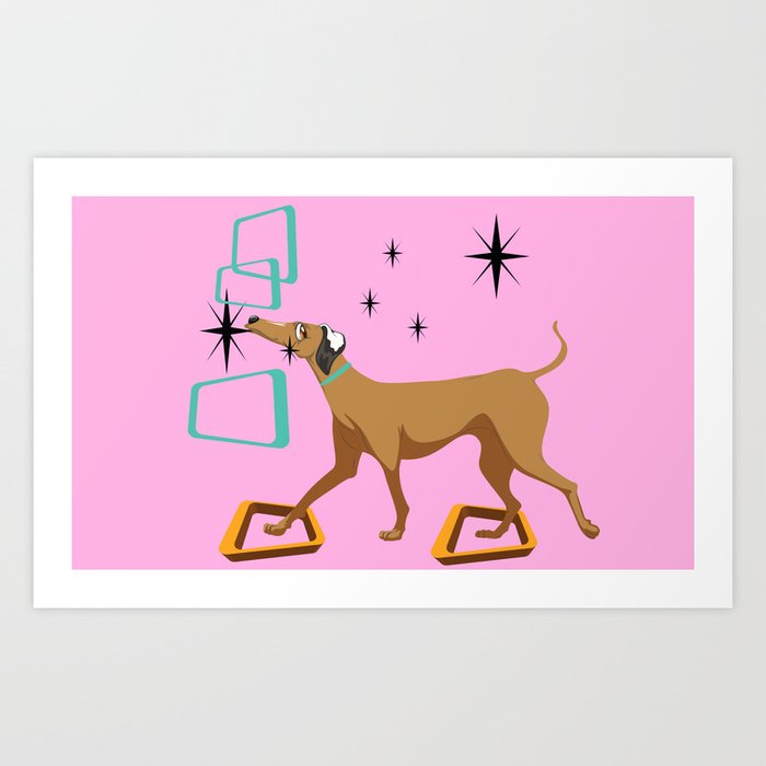 Mid century clearance modern dog