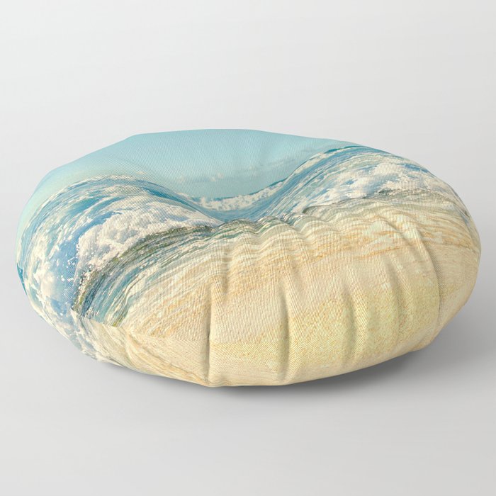 Hookipa Beach Paia Maui Hawaii Ocean Paradise Floor Pillow