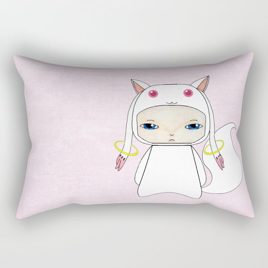 A Boy - Kyubey Rectangular Pillow