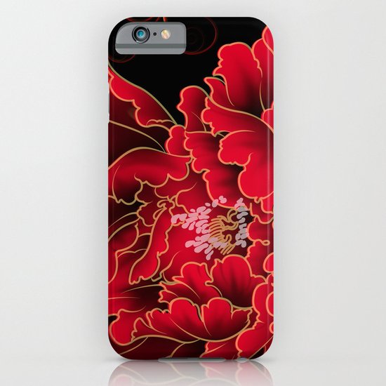 Red Flower iPhone & iPod Case