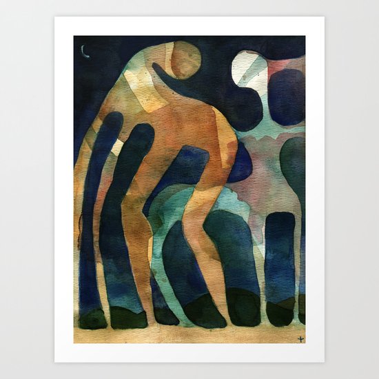 Titans (US AND THEM) Art Print