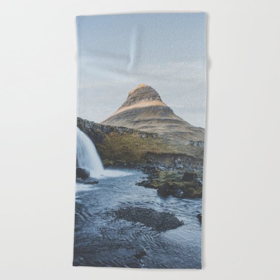 Kirkjufell II, Iceland Beach Towel