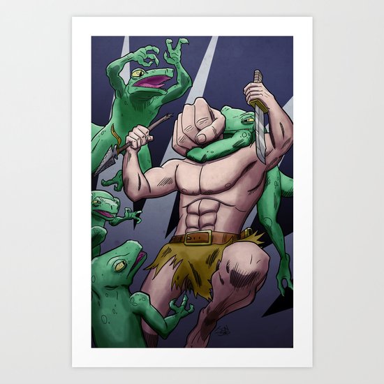 Karak Melee Art Print