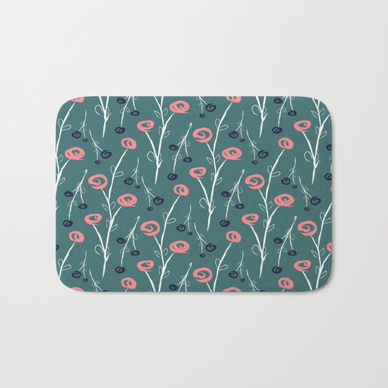 Tiny Flowers Bath Mat