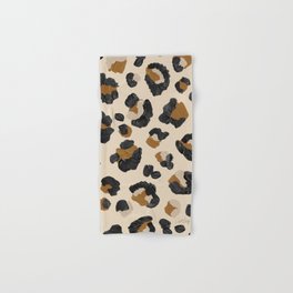 Leopard Print – Neutral Gold Light Palette Hand & Bath Towel