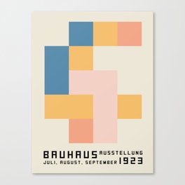 Bauhaus poster 1923 Juli. Canvas Print
