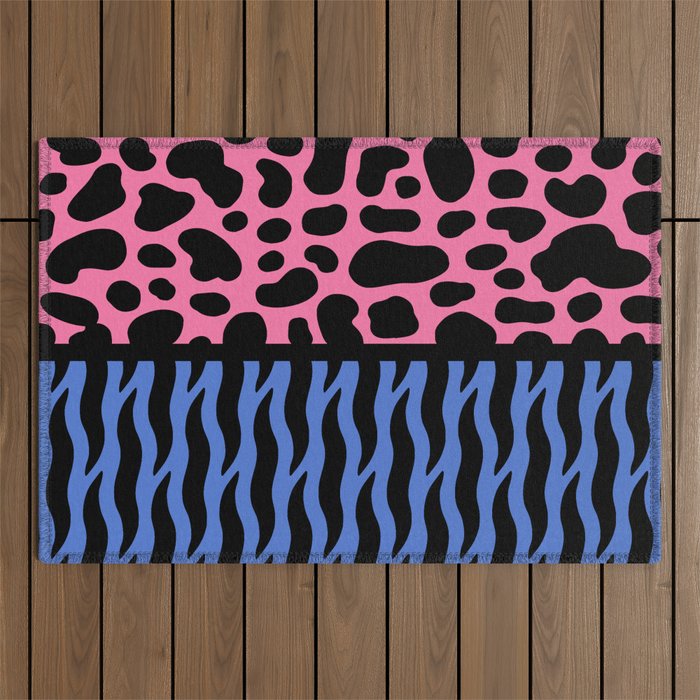 Memphis Style Spotted Pattern 626 Outdoor Rug