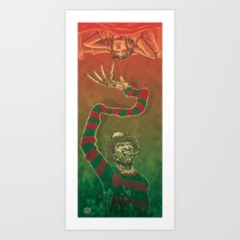 One, Two, Freddy's Coming For You Art Print