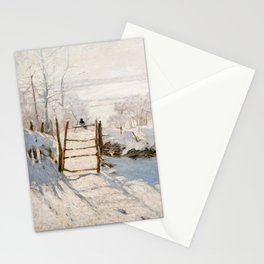 Claude Monet - The Magpie Stationery Card