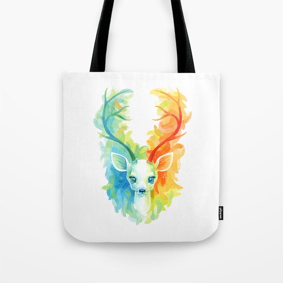 Feather Fawn Tote Bag