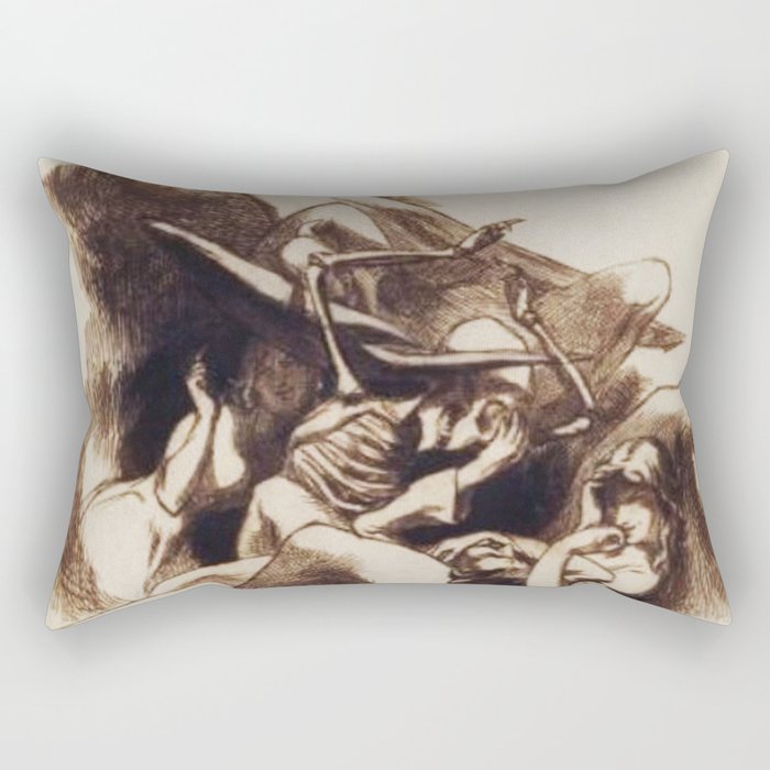 Dante Gabriel Rossetti Faust Rectangular Pillow