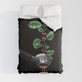 Coffee Plant Design Espresso Barista Comforter